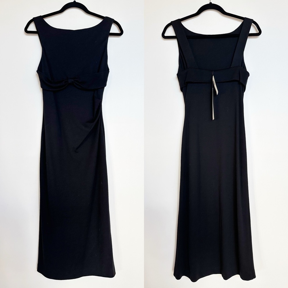 Diane Von Furstenberg Vintage Boyet Dress in Black 100% Wool